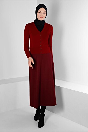 Alvina ZIPPERED FLAT CUT SKIRT 60358