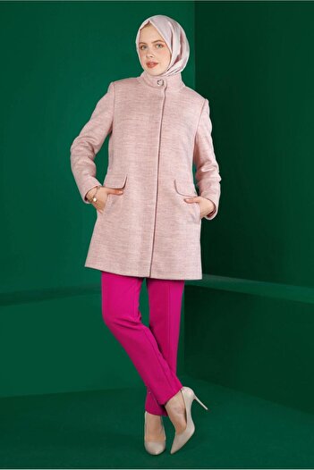 Alvina POCKET STAND COLLAR COAT 90310