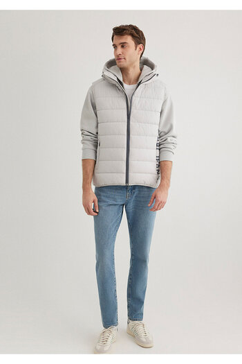 Mavi Gray Hooded Vest - Detailed Design 0110554