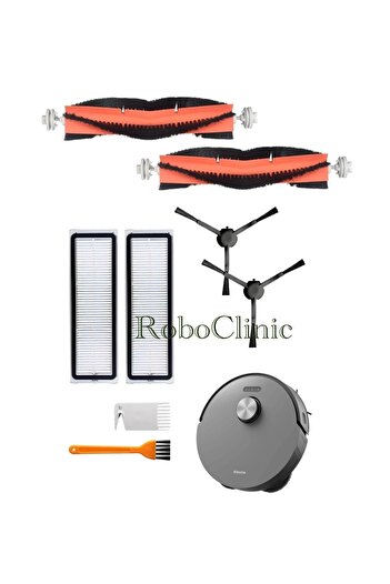 Roboclinic Σετ βούρτσας και φίλτρου Hepa συμβατό με Dreame Bot L10S Pro-8 τεμάχια