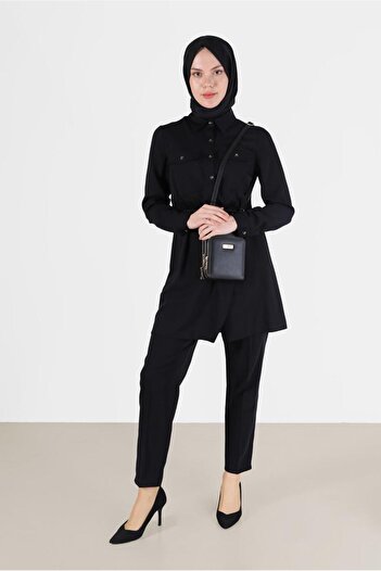 Alvina BELI BIRDED DOUBLE PANT WITH POCKET DETAILSET 42388