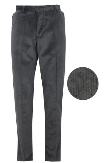 Rewoly Men's Classic Fleece Velvet Trousers