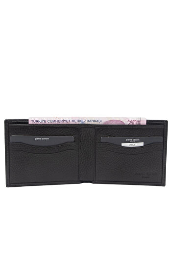 Pierre Cardin Men's Black Floater Leather Wallet 2368A41