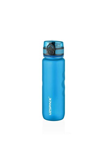 Uzspace 1215 Tritan Soft Touch Water Bottle with Holding Support Without Straw 1215 500 ml Cyan