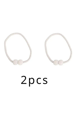 Kitchen Dream Magnetic Curtain Clips Interior Decoration Pearl Balls Buckles 2 Pcs Curtain Picking Attachment