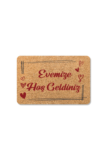 M&H Quality Welcome Written Coco Look Decorative Door Front and Interior Mat