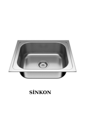 KULVARAVM 40X50 cm Stainless Chrome Flusher Built-In - with Wide Hole Strainer Included