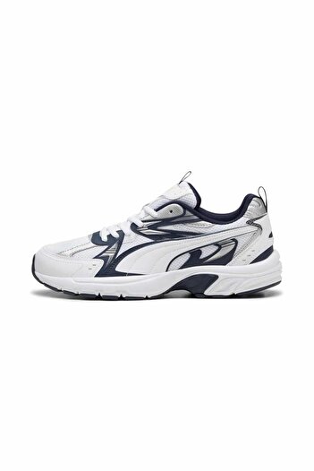 Puma Unisex αθλητικά παπούτσια Milenio Tech-Club Navy-White Unisex Sneaker Shoes 392322-05-2 Λευκό/Μπλε