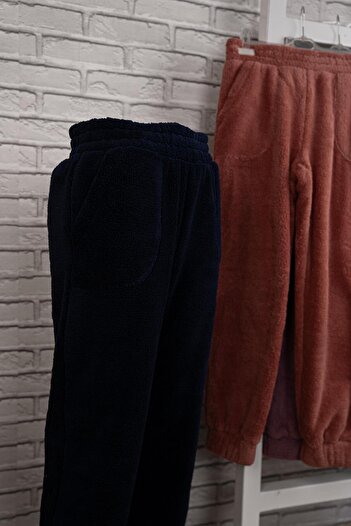 Baveno Plush Drawstring Single Sweatpants