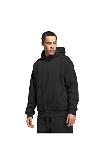 adidas One Fl Hoody Black Kids Sweatshirt Iz4907