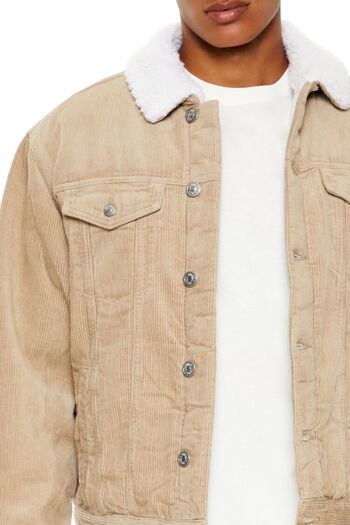 Forever 21 Suni Kürk Detaylı Trucker Ceket