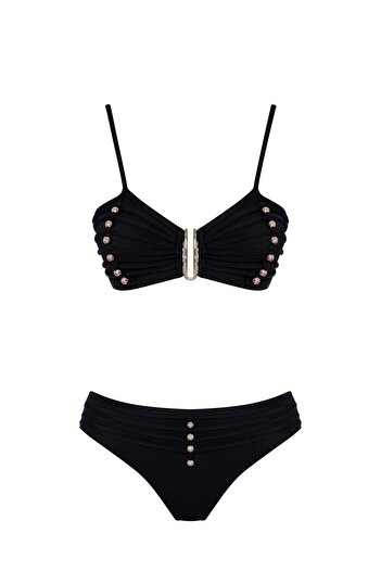 SAILOR moda Beaded Strapless Bikini Set