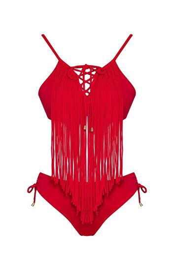 SAILOR moda Tasseled Triangle Bikini Set