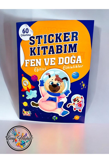 tiny hands Science and Nature Themed Educational Activity Book with 60 Stickerspreschool