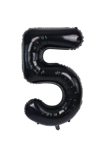 Ege Pastacılık Number Black Foil Balloon 34'' Inc 76 Cm