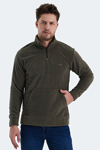 Slazenger Μασίφ ανδρικό φούτερ Khaki St21we052
