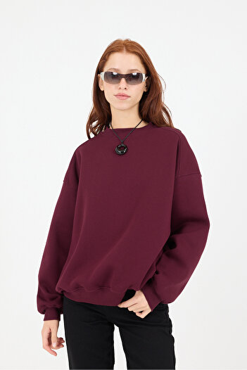 Addax Φούτερ Crew Neck Elevated Basic S3408-k11
