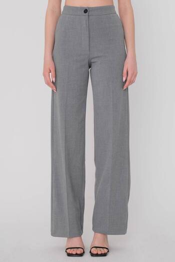 Addax Yüksek Bel Wide Leg Pantolon Pn8130 - Dk14