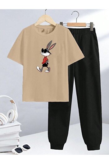 BENROMA Character Printed Children's Tracksuit Set