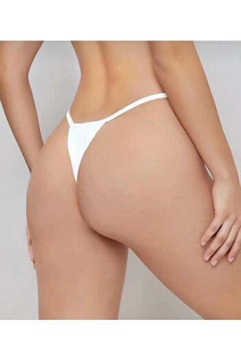 apak Women's White 5 Pack Pretty Ip Thong
