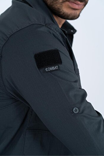 Combat Tactical Outdoor Taktik Gömlek Fermuar Cepli Koruma Swat Gömlek - 424