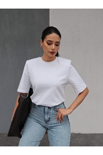 ESRAHELVACI Padded Short Sleeve Tshirt
