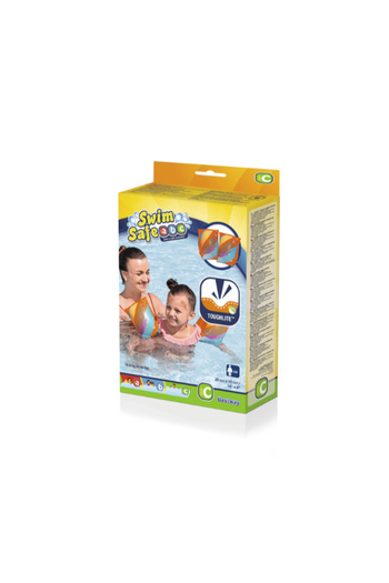 BESTWAY ® Swim Safe™ 10" x 6"/25cm x 15cm Colorify ToughLite Armbands S/M