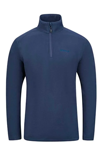 2AS SWEATSHIRT BĂRBAȚI CEDRIC, JUMĂTATE FERMOAR, FLEECE SUBTIRE