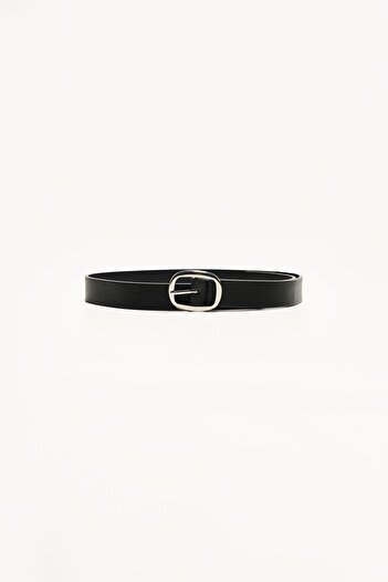 Bershka Thin faux leather belt