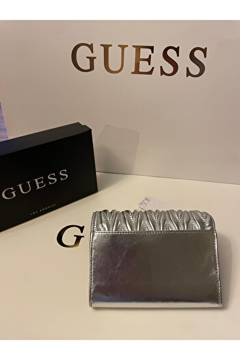 Guess Kirkwall Slg Metallic Silver Wallet