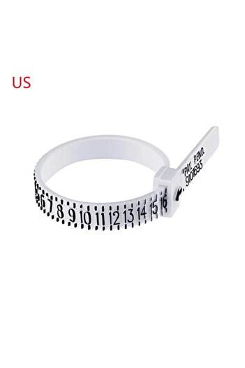 Choice White US Sizer PHYHOO Plastic UK US EU JP HK Size Ring Size Measuring Tools Finger Gauge Ring Sizer