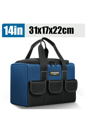 Choice 14inch New Square Tool Bag With 30% More Capacity Waterproof Multi Pockets Tool Organizer Tool Pouch