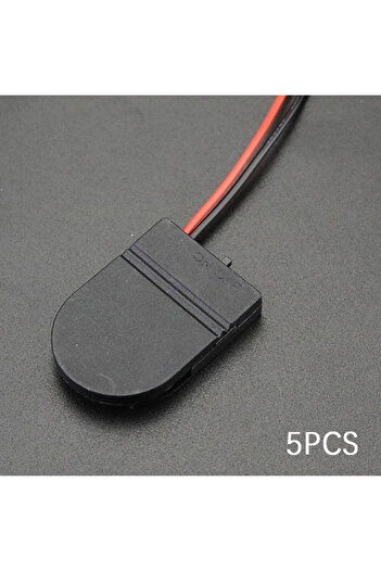 SDJZT Black 5PCS Single Slot CR2032 CR 2032 Button Coin Cell Battery Holder Case Cover With ON-OFF Switch