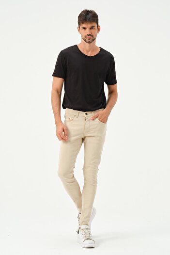 Polo State Ανδρικό τζιν Ecru Sknny Fit Jogger