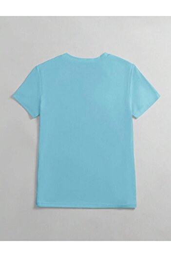 CAST COLLECTİON Μπλουζάκι Unisex Baby Blue Turtle με τύπωμα Oversize