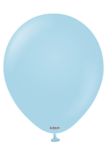 Kalisan Kali̇san Makaron Blue Latex Balloon 12 Inches