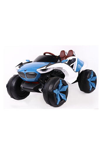 Fab N Funky Battery Operated Ride On Car with Remote Control - Blue