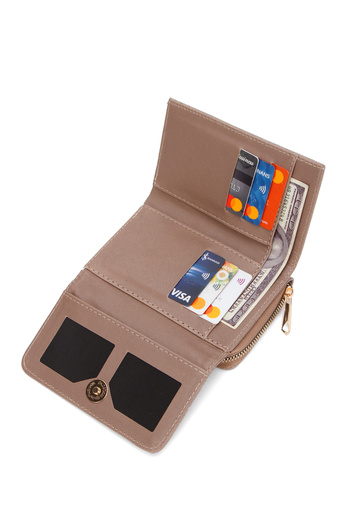 Newish Polo Women's Faux Leather Card Holder and Wallet