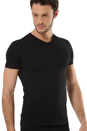Eritqaa Soft Textured Cotton V-Neck Men's Undershirt - Modern and Convenient