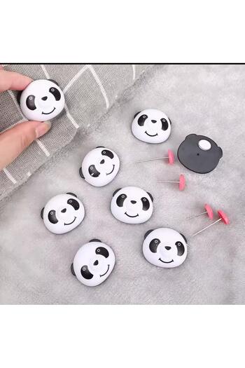 OZN AKSESUAR 6 Pcs Cute Panda Pattern Duvet Cover Holder Fixer Pillow Duvet Cover Organizer