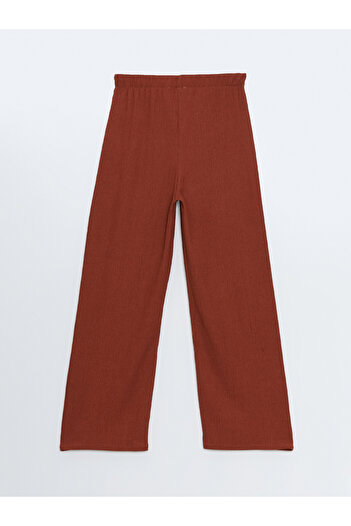 LC Waikiki Elastic Waist Textured Women's Trousers