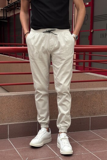 inpool Men's, Elastic Waist and Leg, Flexible Fabric, Jogger Pants