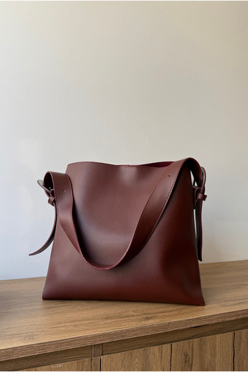 Mupa Shoes Claret Red Women's Shoulder Bag
