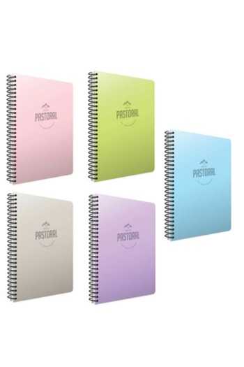 Gıpta Pastoral A4 Pp Cover Spiral Notebook Checkered 40 Yp 6081