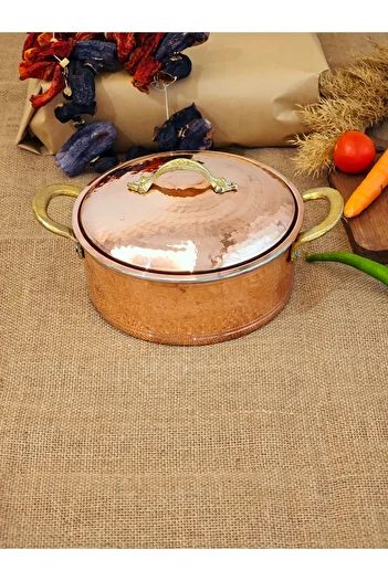 modabakir Pilaf Pot Copper 20 cm 2200 ml