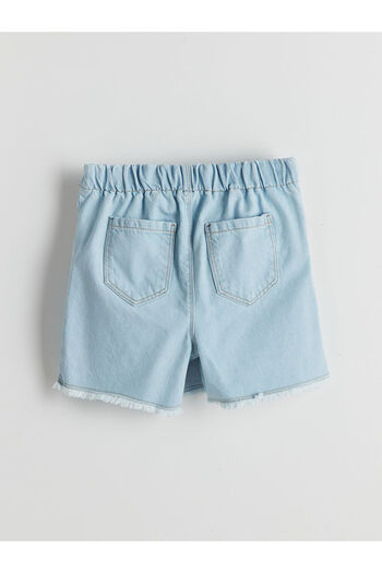 LC Waikiki LCW Kids Elastic Waist Girl's Jean Shorts Skirt