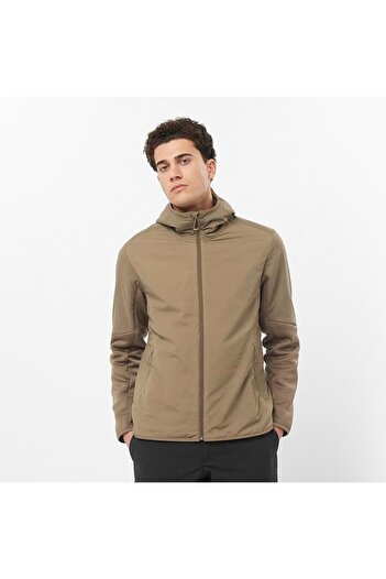 Salomon Outlıne Hybrıd Warm Hd PrimaLoft® Thermoplume Yalıtımı Erkek Mont KAHVERENGİ