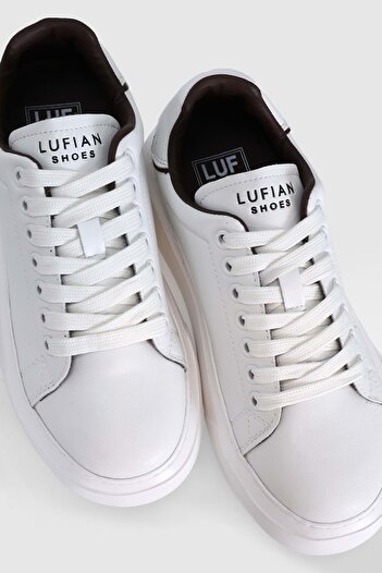 Lufian 121230016 Amy Sneaker Unisex Leather Sports Shoes White