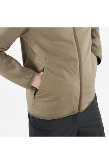 Salomon Outlıne Hybrıd Warm Hd PrimaLoft® Thermoplume Yalıtımı Erkek Mont KAHVERENGİ
