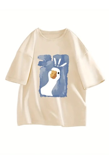 Touz Moda Μπλουζάκι με στάμπα Curious Duck
